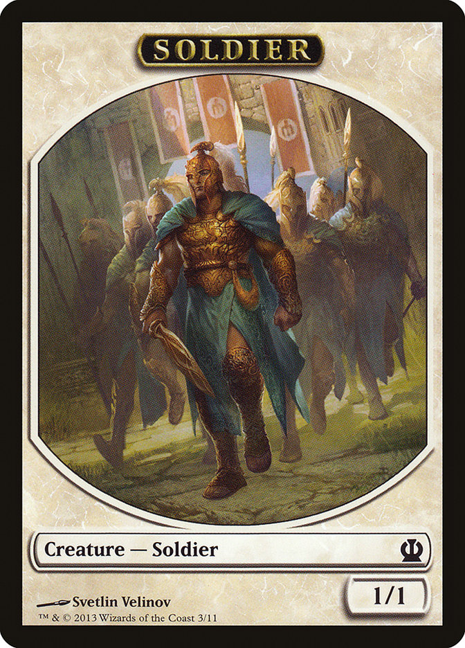 Soldier (3/11) [Theros Tokens] | Webway Games