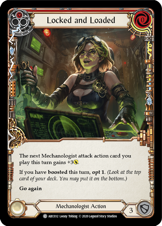 Locked and Loaded (Red) [ARC032] Unlimited Rainbow Foil