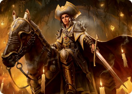Seasoned Cathar Art Card [Innistrad: Midnight Hunt Art Series] | Webway Games