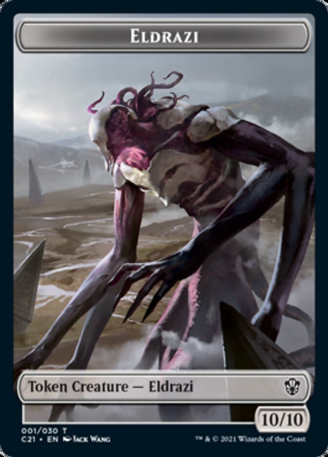 Eldrazi // Champion of Wits Token [Commander 2021 Tokens] | Webway Games