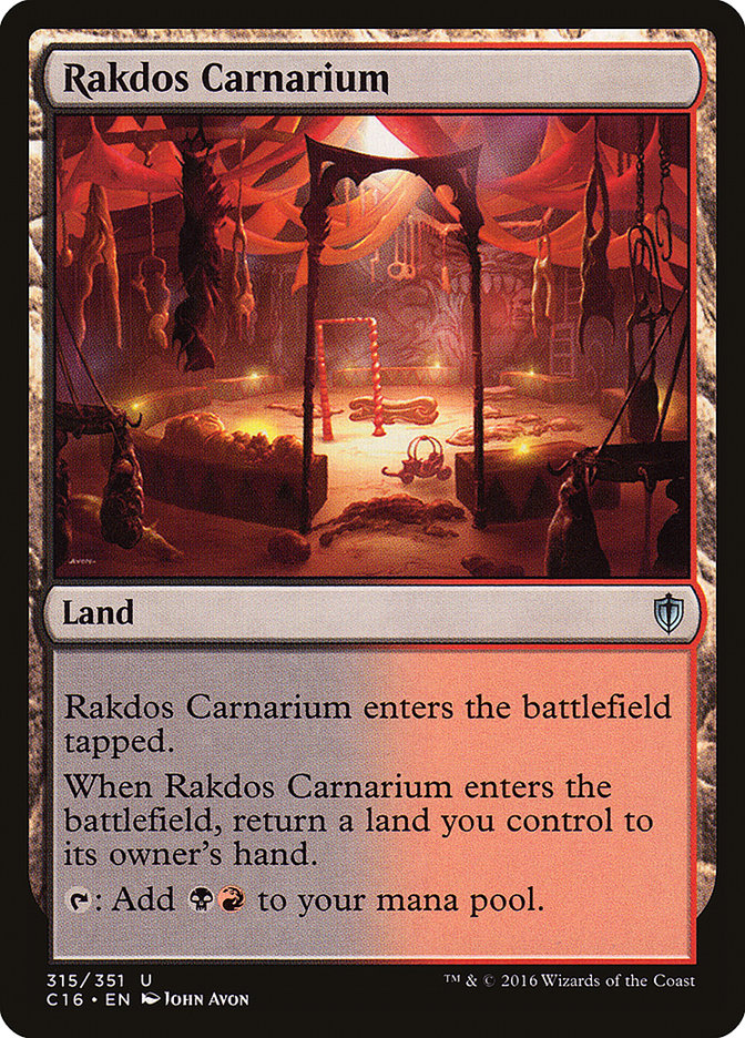 Rakdos Carnarium [Commander 2016] | Webway Games