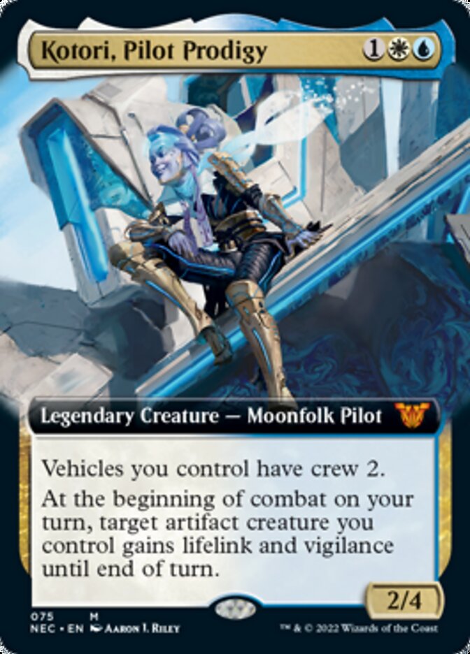 Kotori, Pilot Prodigy (Extended) [Kamigawa: Neon Dynasty Commander] | Webway Games