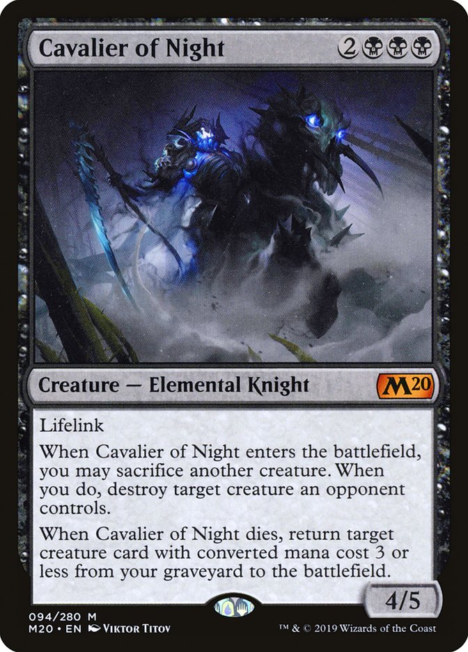 Cavalier of Night [Core Set 2020] | Webway Games