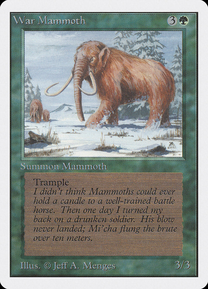 War Mammoth [Unlimited Edition] | Webway Games