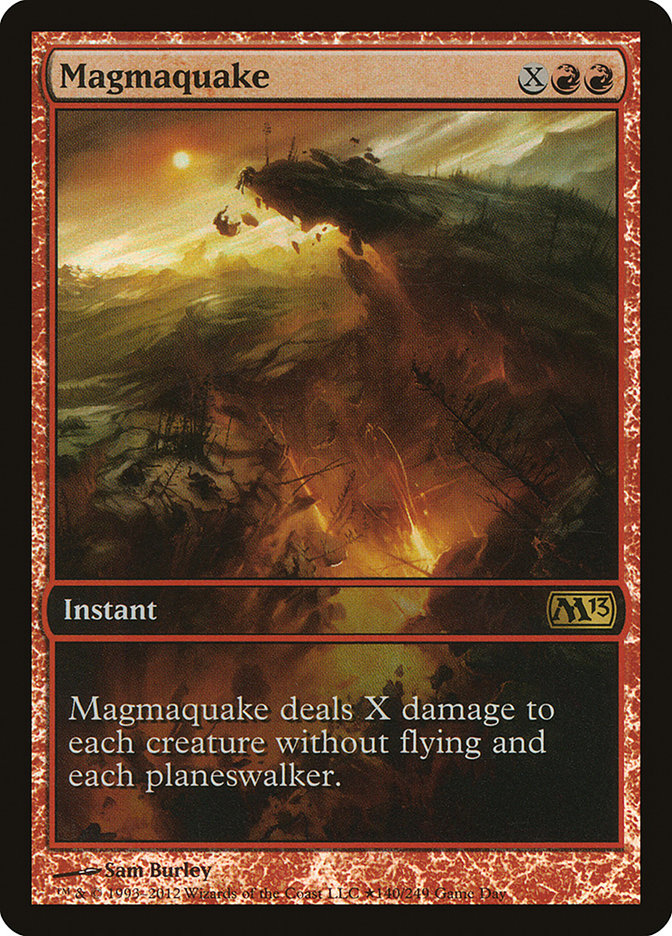 Magmaquake (Game Day) [Magic 2013 Promos] | Webway Games