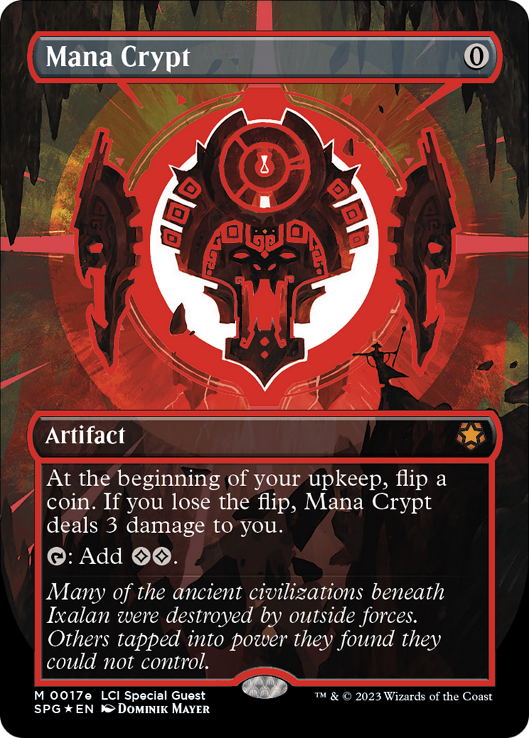 Mana Crypt (0017e) (Borderless) [The Lost Caverns of Ixalan Special Guests] | Webway Games