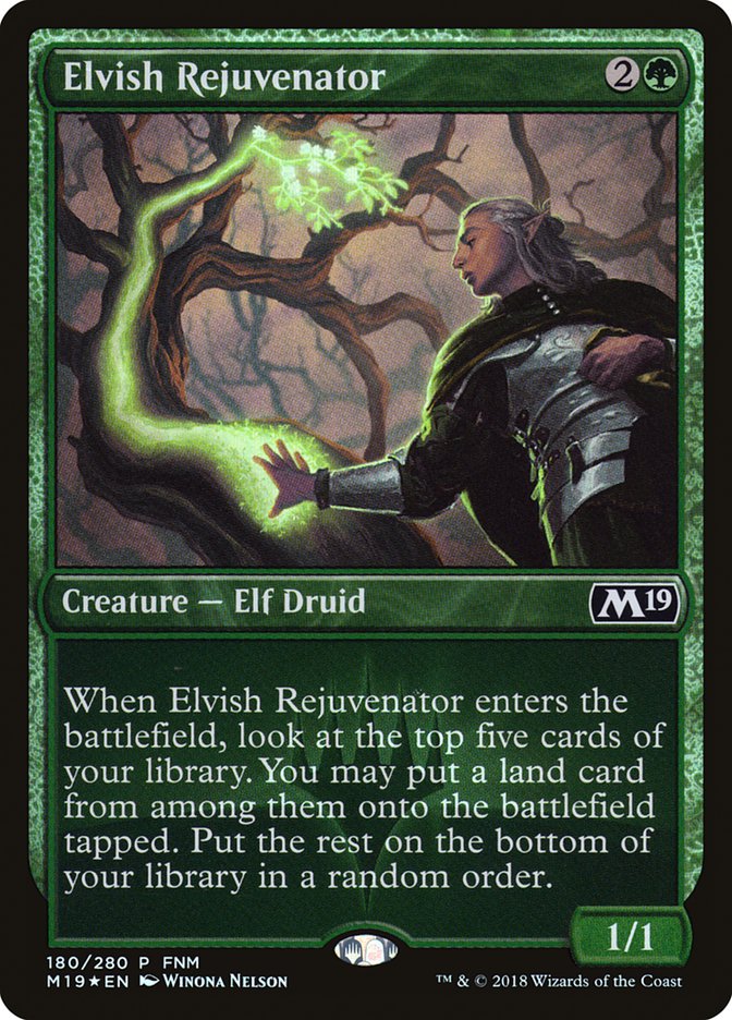 Elvish Rejuvenator (FNM) [Core Set 2019 Promos] | Webway Games