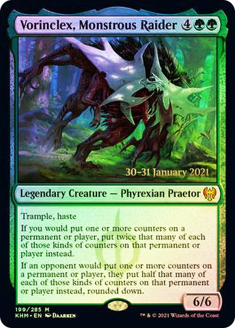 Vorinclex, Monstrous Raider  [Kaldheim Prerelease Promos]