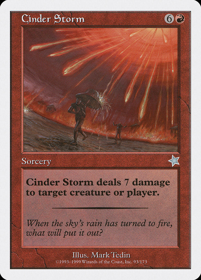 Cinder Storm [Starter 1999] | Webway Games
