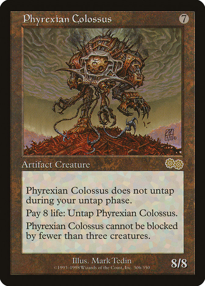Phyrexian Colossus [Urza's Saga] | Webway Games