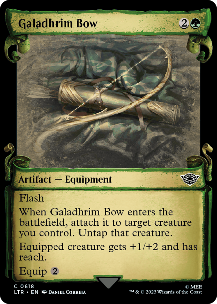 Galadhrim Bow [The Lord of the Rings: Tales of Middle-Earth Showcase Scrolls] | Webway Games