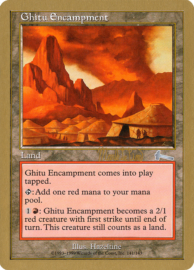 Ghitu Encampment (Mark Le Pine) [World Championship Decks 1999] | Webway Games