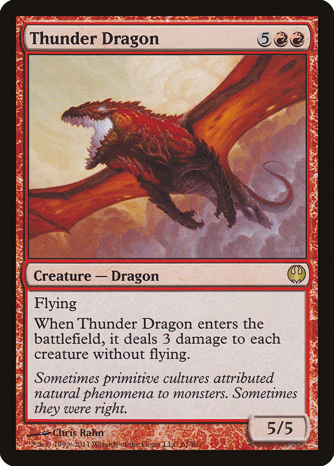 Thunder Dragon [Duel Decks: Knights vs. Dragons] | Webway Games