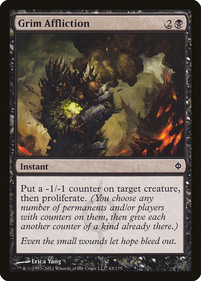 Grim Affliction [New Phyrexia] | Webway Games