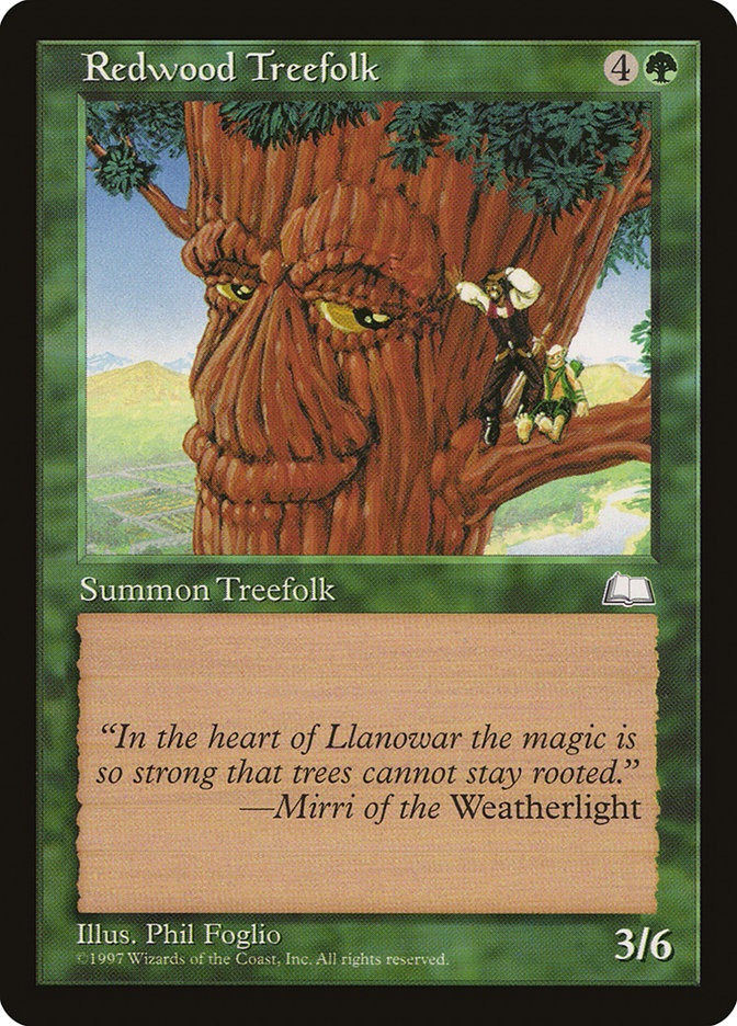 Redwood Treefolk [Weatherlight] | Webway Games
