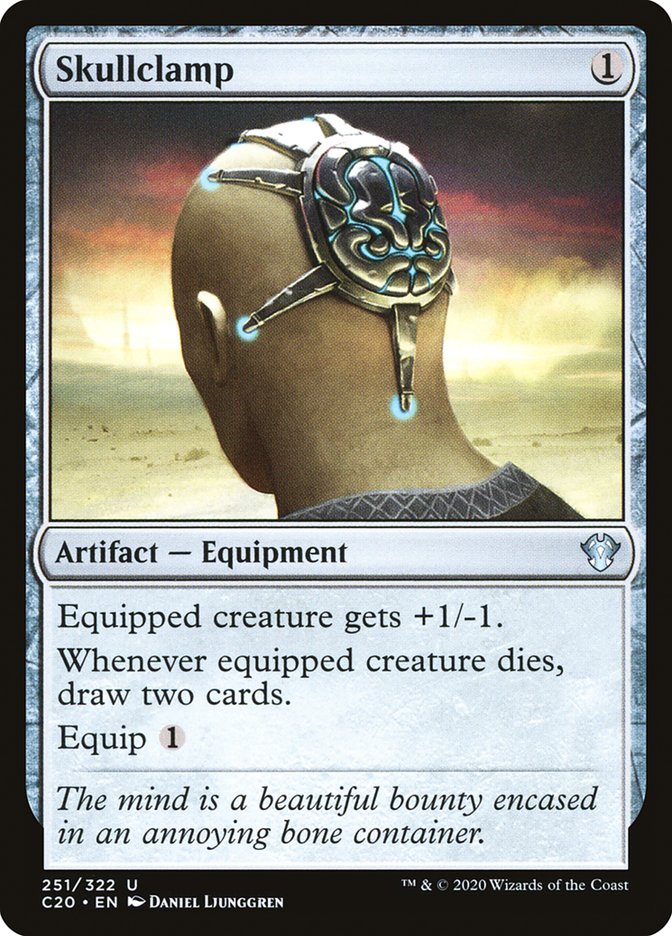Skullclamp [Commander 2020] | Webway Games