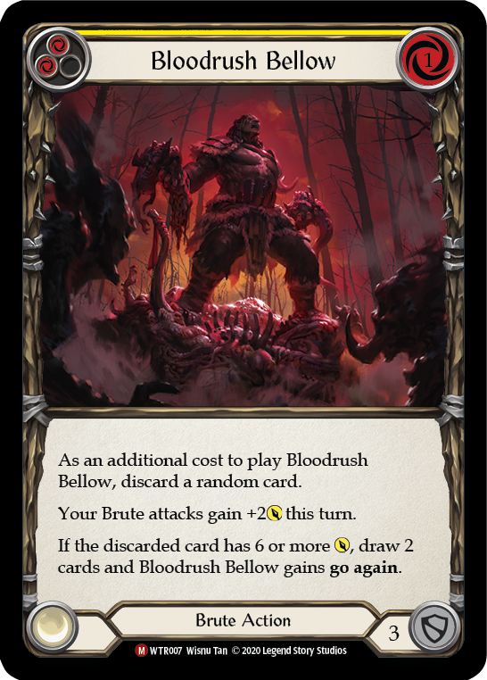 Bloodrush Bellow [U-WTR007] (Welcome to Rathe Unlimited)  Unlimited Normal | Webway Games
