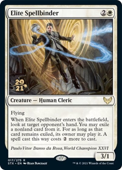 Elite Spellbinder [Strixhaven: School of Mages Prerelease Promos] | Webway Games