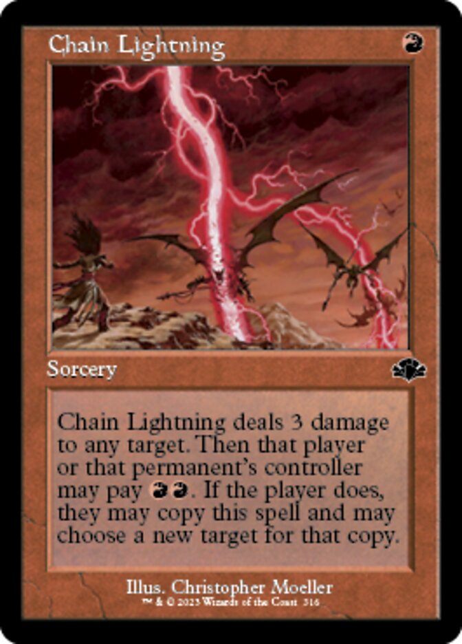 Chain Lightning (Retro) [Dominaria Remastered] | Webway Games