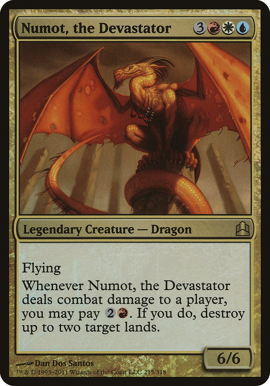Numot, the Devastator (Oversized) [Commander 2011 Oversized] | Webway Games