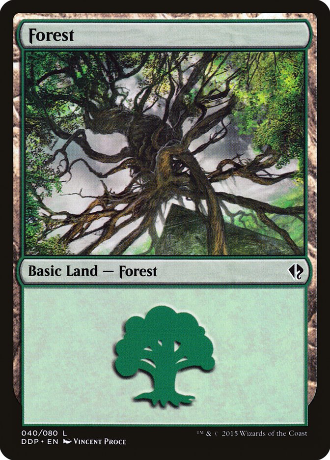 Forest (#40) [Duel Decks: Zendikar vs. Eldrazi] | Webway Games