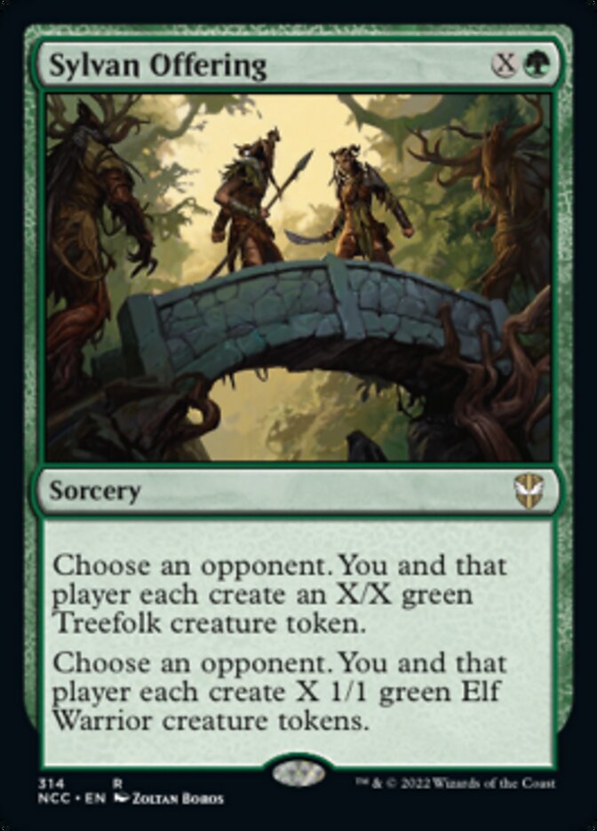 Sylvan Offering [Streets of New Capenna Commander] | Webway Games