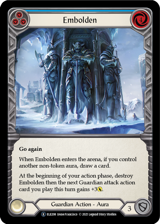 Embolden (Blue) [U-ELE208] Unlimited Rainbow Foil | Webway Games
