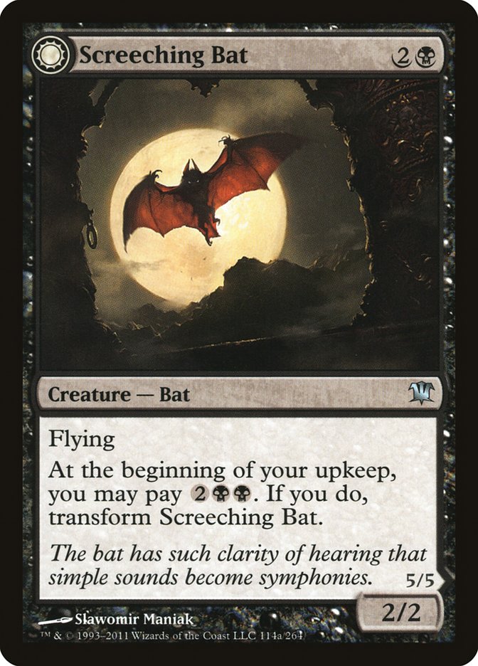 Screeching Bat // Stalking Vampire [Innistrad] | Webway Games
