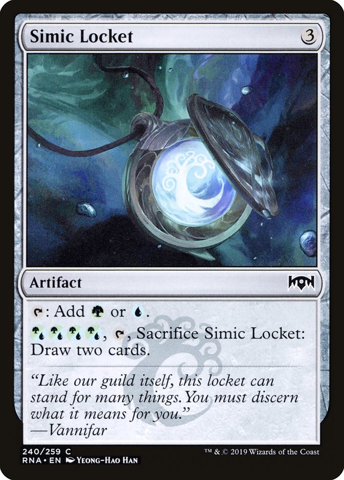 Simic Locket [Ravnica Allegiance] | Webway Games