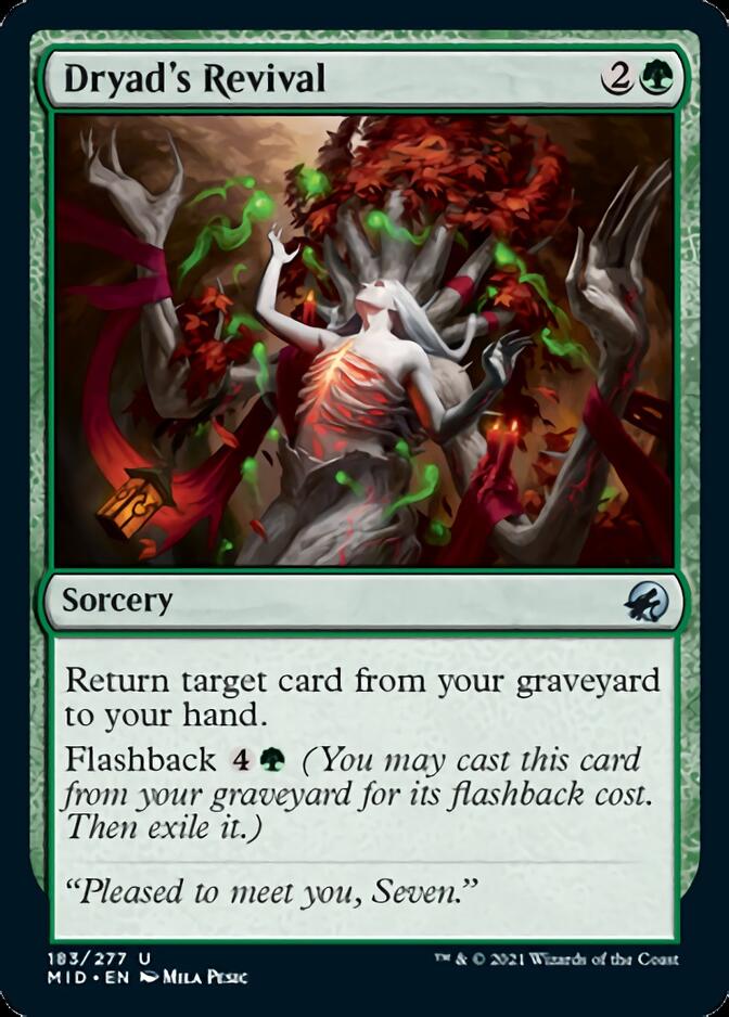 Dryad's Revival [Innistrad: Midnight Hunt] | Webway Games