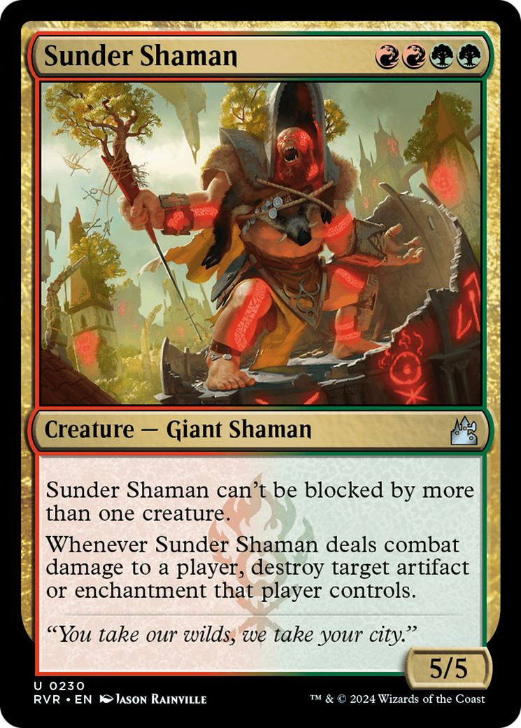 Sunder Shaman [Ravnica Remastered] | Webway Games