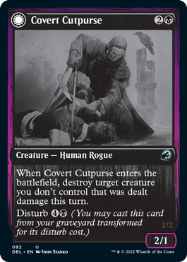 Covert Cutpurse // Covetous Geist [Innistrad: Double Feature] | Webway Games