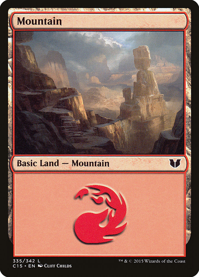 Mountain (#335) [Commander 2015] | Webway Games