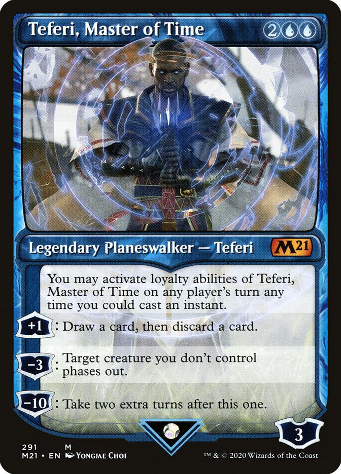 Teferi, Master of Time (Showcase) (291) [Core Set 2021] | Webway Games
