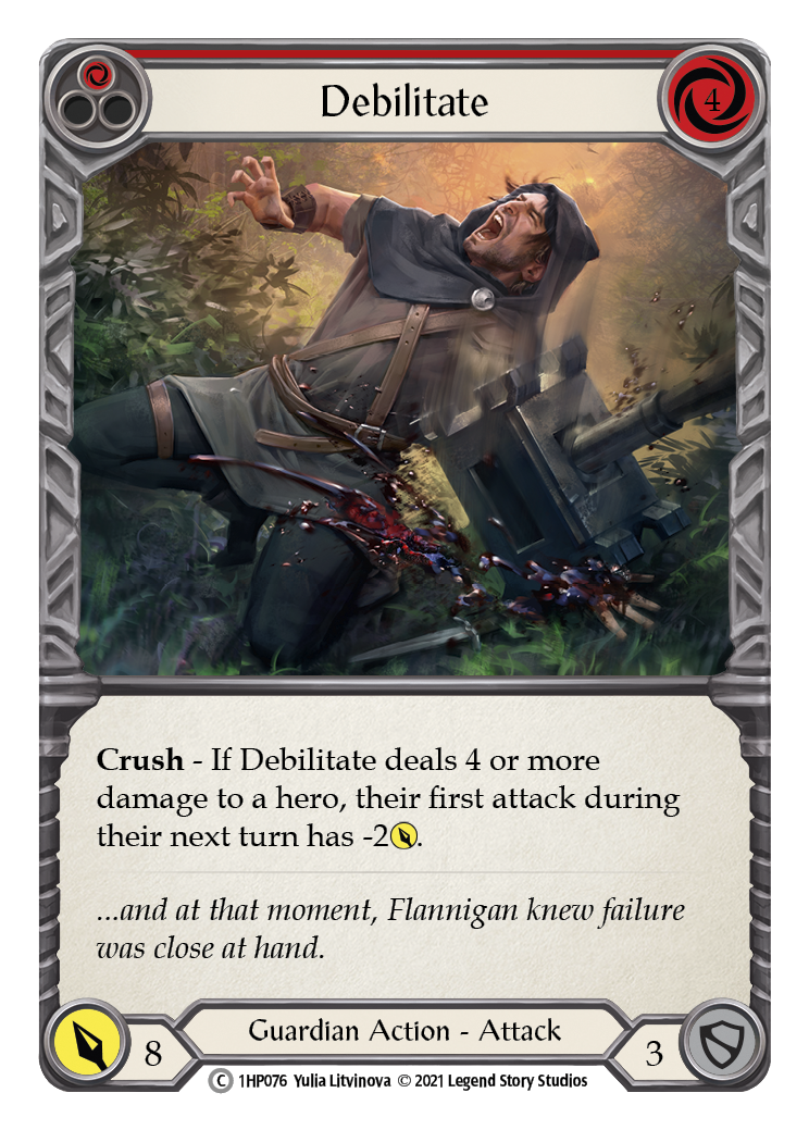 Debilitate (Red) [1HP076] | Webway Games