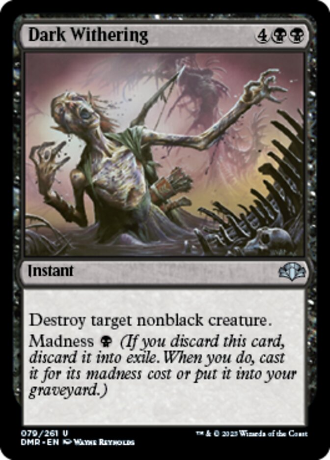 Dark Withering [Dominaria Remastered] | Webway Games