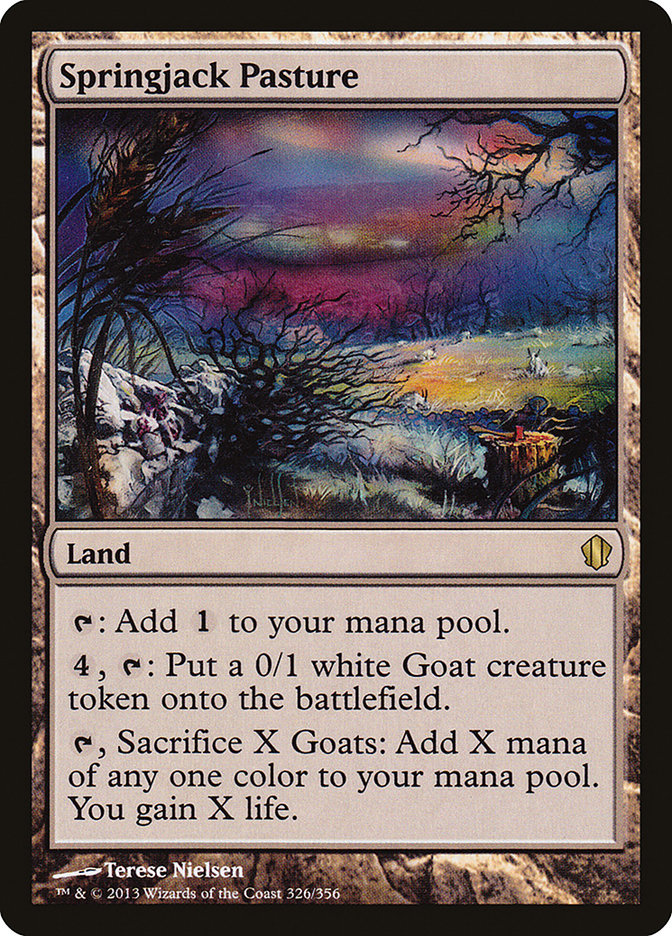 Springjack Pasture [Commander 2013] | Webway Games