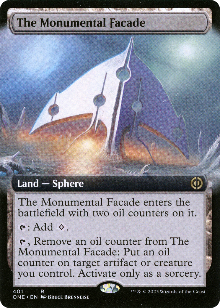 The Monumental Facade (Extended Art) [Phyrexia: All Will Be One] | Webway Games