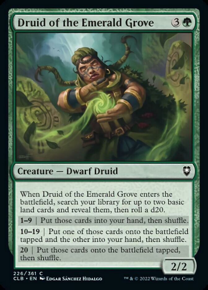 Druid of the Emerald Grove [Commander Legends: Battle for Baldur's Gate] | Webway Games