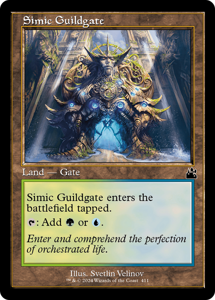 Simic Guildgate (Retro Frame) [Ravnica Remastered] | Webway Games