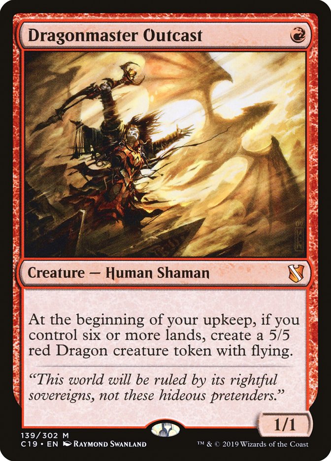Dragonmaster Outcast [Commander 2019] | Webway Games
