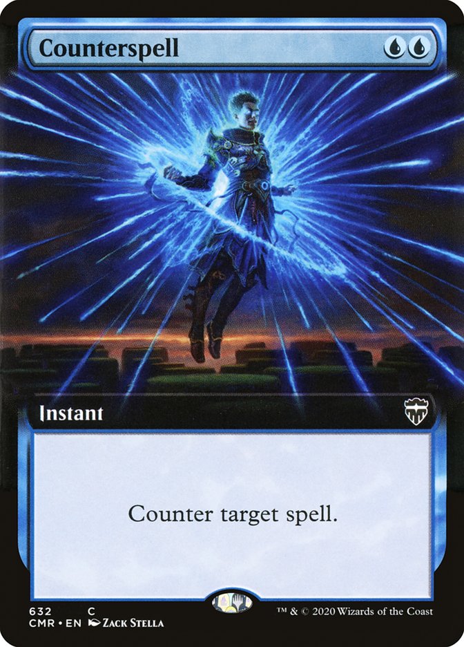 Counterspell (Extended Art) [Commander Legends] | Webway Games
