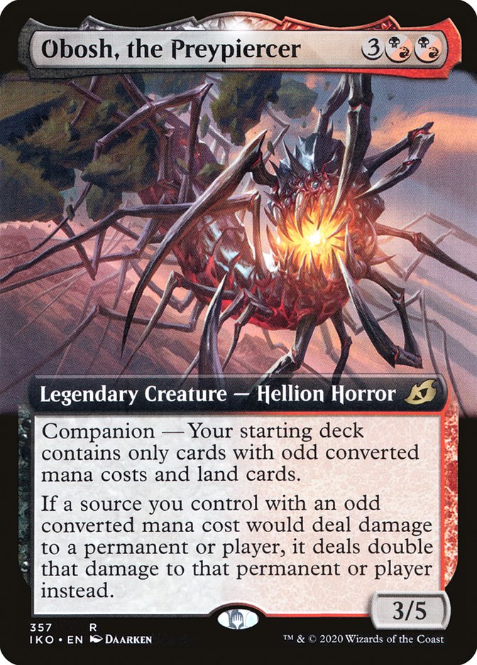 Obosh, the Preypiercer (Extended Art) [Ikoria: Lair of Behemoths] | Webway Games