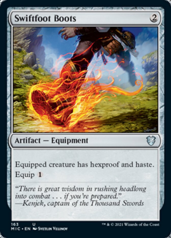 Swiftfoot Boots [Innistrad: Midnight Hunt Commander] | Webway Games