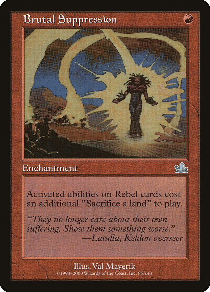 Brutal Suppression [Prophecy] | Webway Games