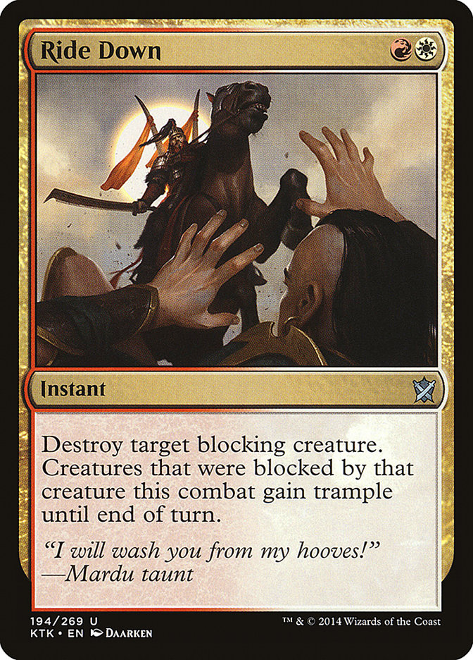 Ride Down [Khans of Tarkir] | Webway Games