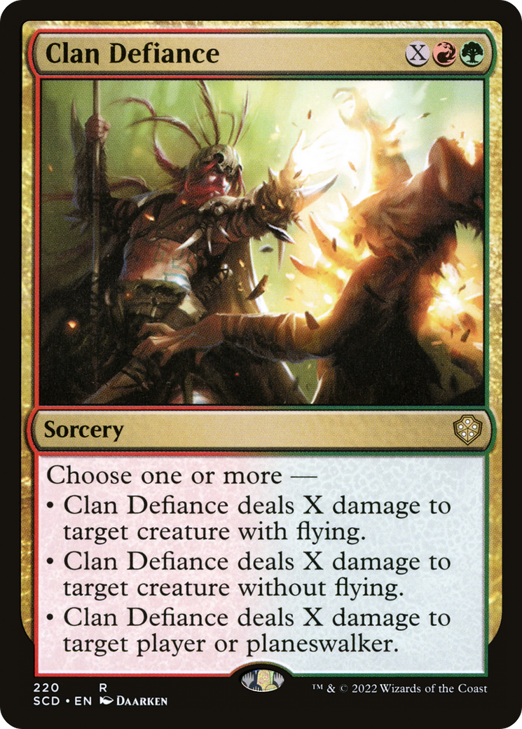 Clan Defiance [Starter Commander Decks] | Webway Games