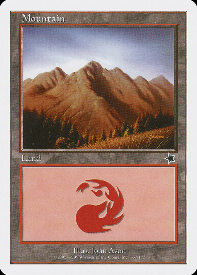 Mountain (167) [Starter 1999] | Webway Games