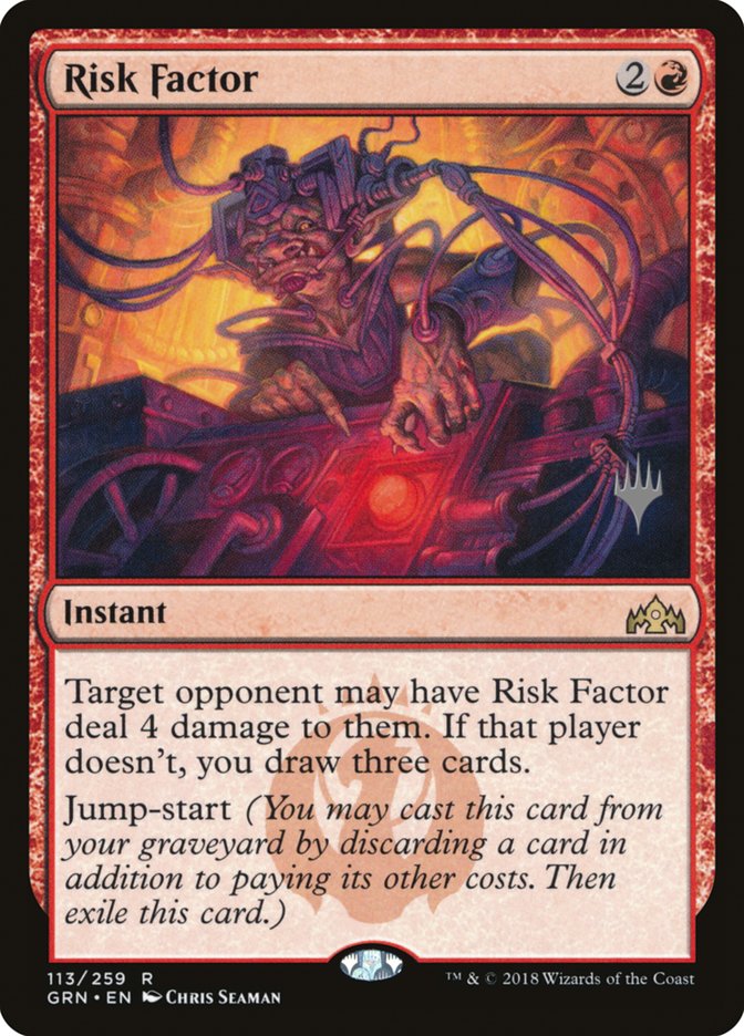 Risk Factor (Promo Pack) [Guilds of Ravnica Promos] | Webway Games