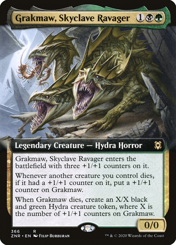 Grakmaw, Skyclave Ravager (Extended Art) [Zendikar Rising] | Webway Games